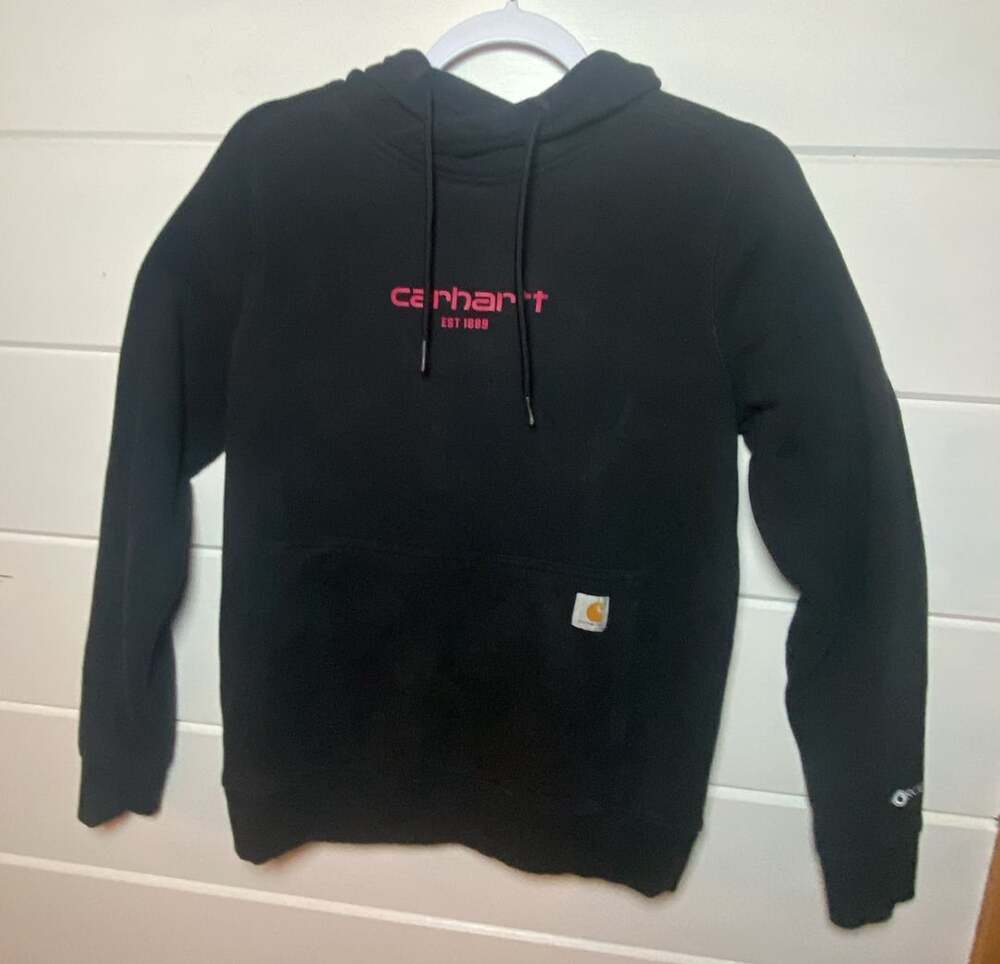 Carhartt Force Hoodie Size S Black Graphic